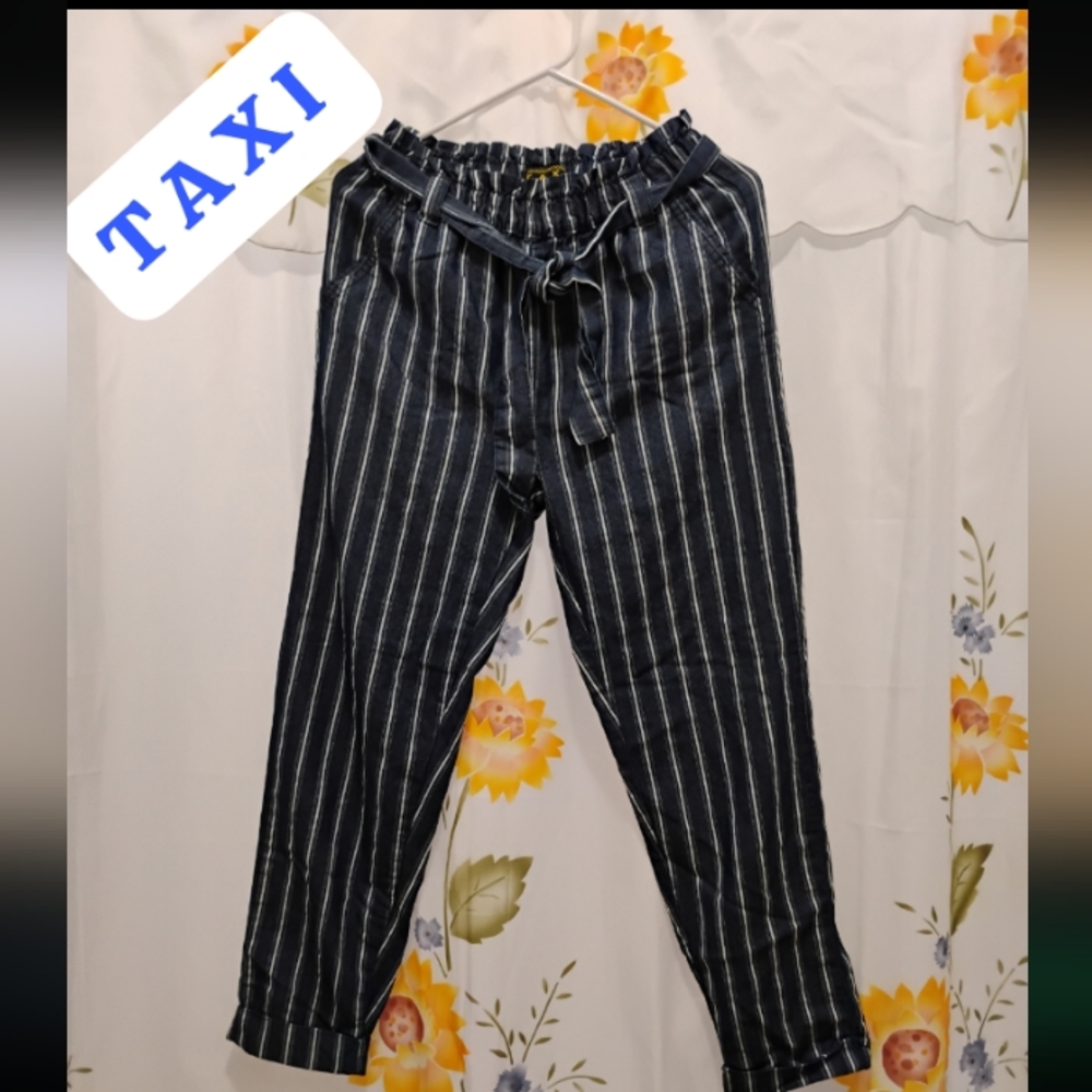 NWOT TAXI STRIPED PANTS SIZE M